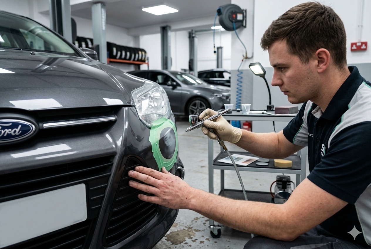 SMART repair to a small area of paintwork at AS No1 Body Work